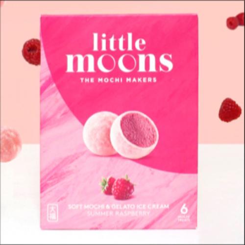 LITTLE MOONS 糯米糍冰淇淋 覆盆子味 6个