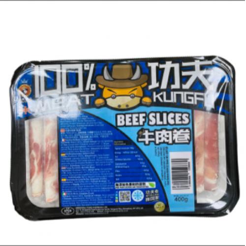 功夫食品 牛肉卷 肥牛卷 400G