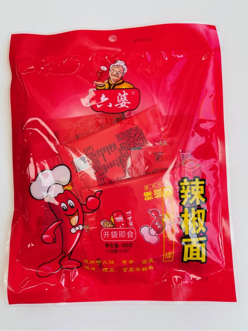 中国 六婆 辣椒面 辣椒粉 100G