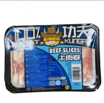 功夫食品 牛肉卷 肥牛卷 400G