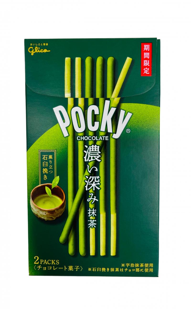 日本POCKY 浓香宇治抹茶 巧克力棒 2PACKS 61.6g