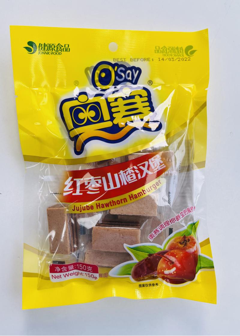 中国 奥赛 红枣山楂汉堡 150G