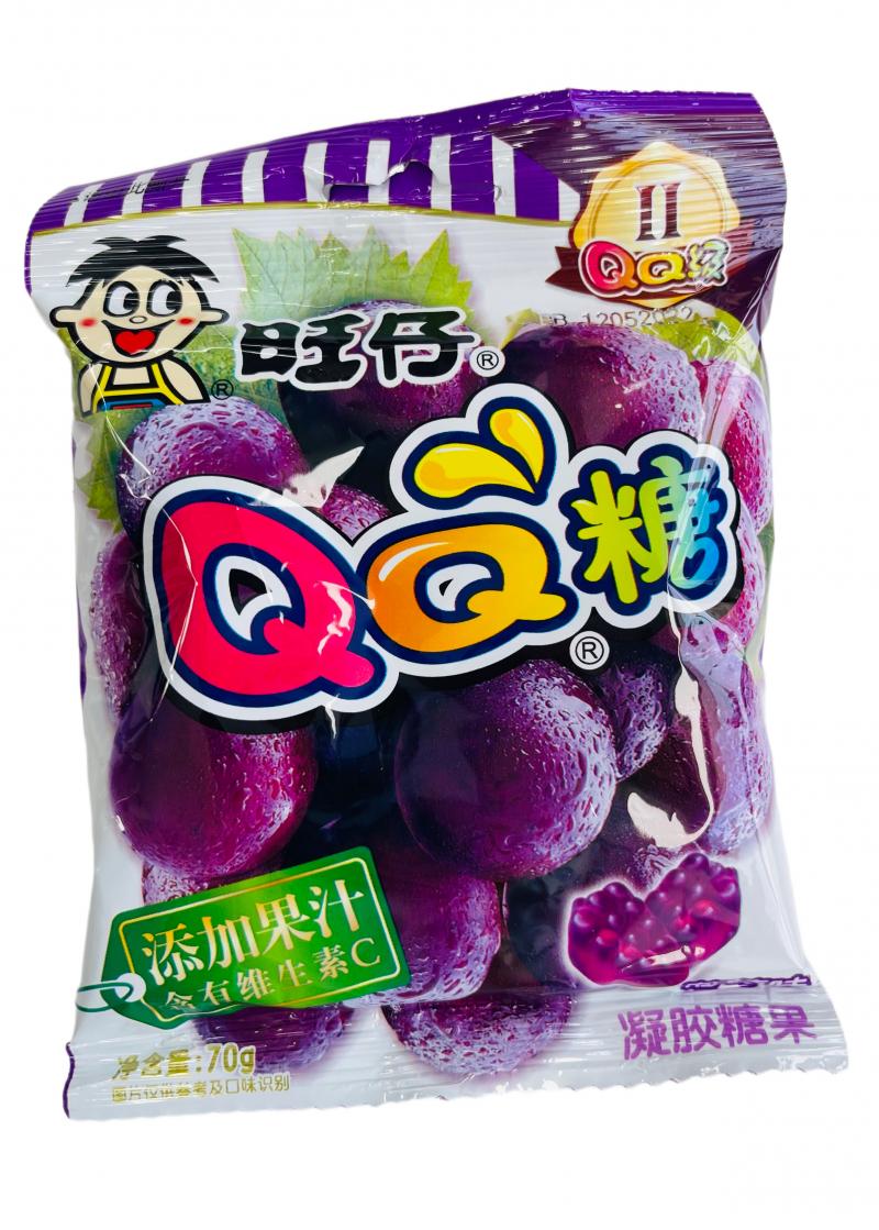 中国 旺仔 QQ糖 葡萄味 70G