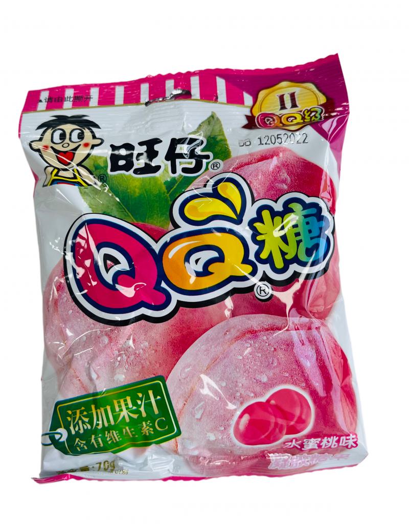 中国 旺仔 QQ糖 水蜜桃味 70G