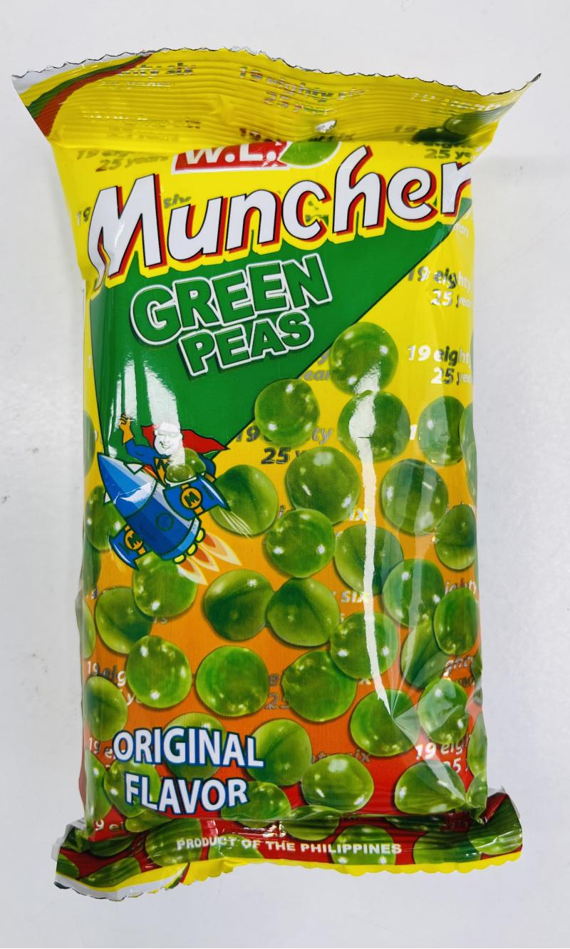 PHILIPPINE MUNCHER GREEN PEAS 青豆 70g