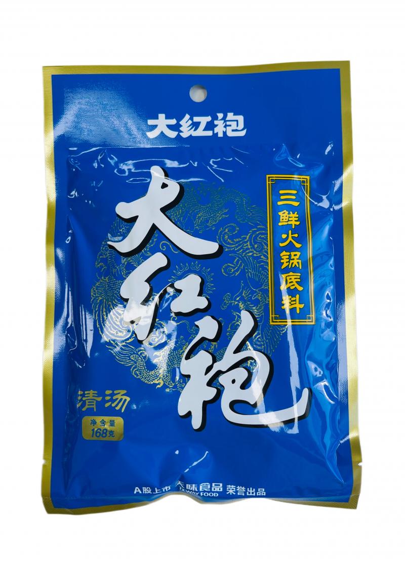 大红袍 清汤 三鲜火锅底料 168G