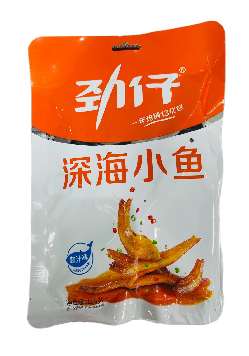 劲仔 深海小鱼 酱汁味 110G