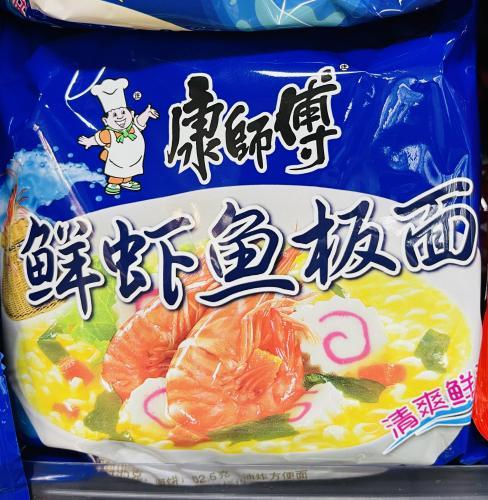 康师傅 鲜虾鱼板面 95G