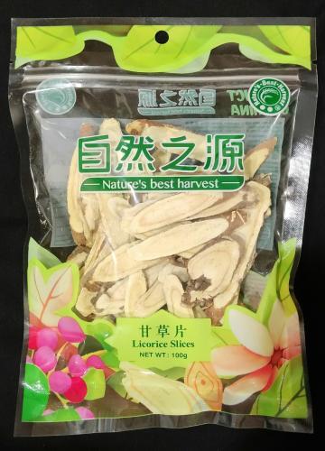 中国 自然之源 甘草片 100g