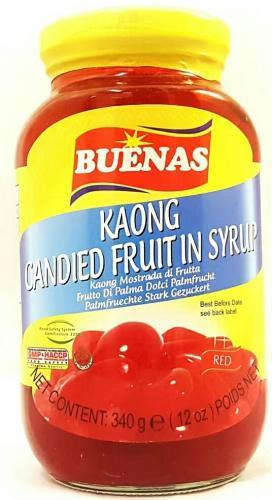 菲律宾 BUENAS 红色糖水棕榈果 240g