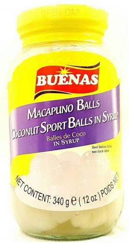 菲律宾 BUENAS 糖水椰球 340g