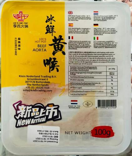 荷兰 李氏火锅 冰鲜黄喉 100G