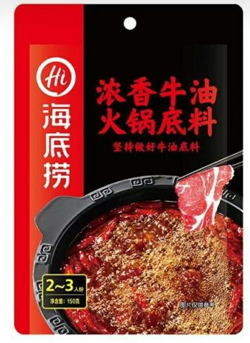 中国 海底捞 浓香牛油火锅底料 150g