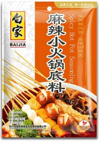 中国 白家 麻辣小火锅底料 200g