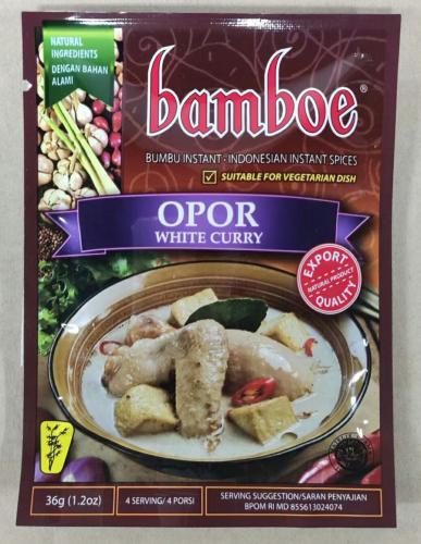 印尼 BAMBOE 白咖喱调味料包 36g