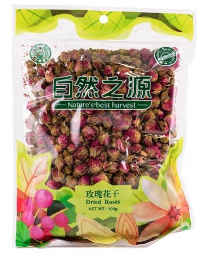 中国 自然之源 玫瑰花干 100G