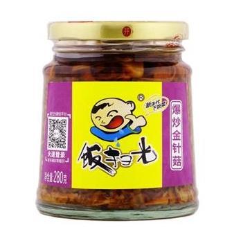 中国 饭扫光 爆炒金针菇 280g