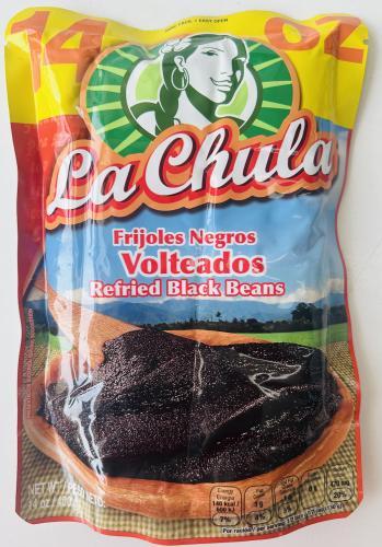 La Chula Frijoles Negros 炸黑豆 400G