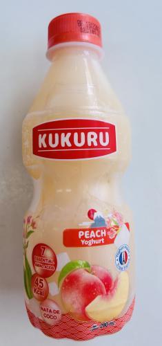 Kukuru 桃子酸奶 W Nata De Coco 280ML