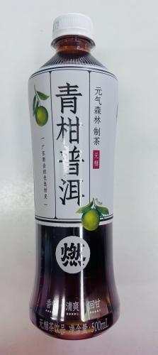 青柠无糖普洱红茶 500ML