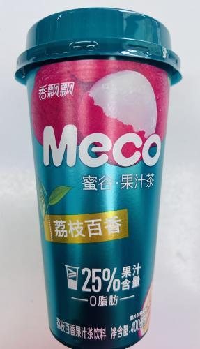 香飘飘荔枝百香果果茶 400ML