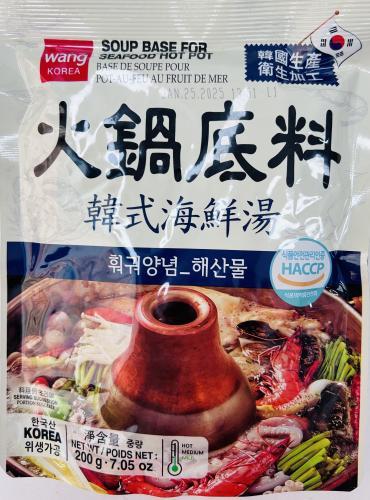 Wang韩国海鲜火锅底料200G