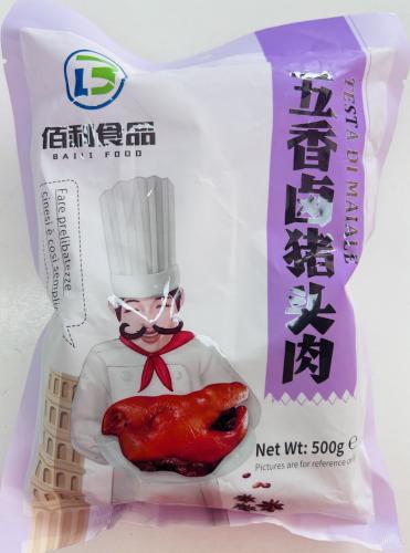 百利食品五香红烧猪头500G