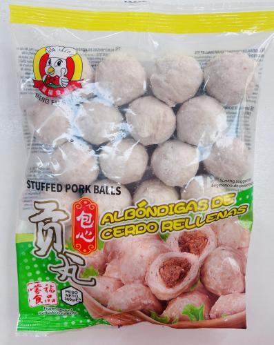 蒙福牌火锅烧烤烤肉包心贡丸猪肉丸 360G