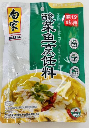 白家酸菜鱼味调味料200G