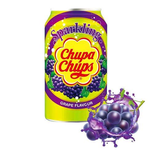 韩国 CHUPA CHUPS 葡萄汽水 345ml