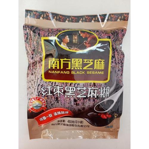 南方黑芝麻糊 红枣黑芝麻糊 480克 12小袋