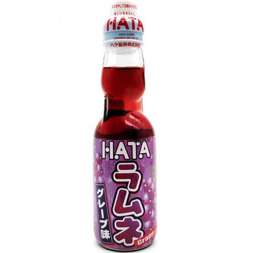 日本 HATA 葡萄味 弹珠汽水 200ML