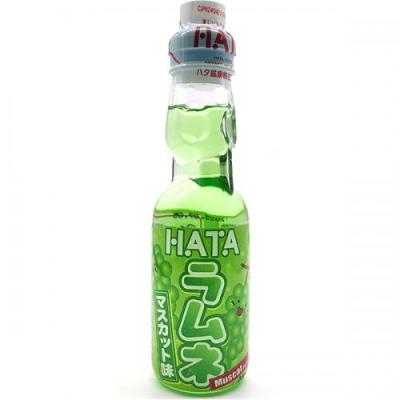 日本 HATA 青葡萄味 弹珠汽水 200ML