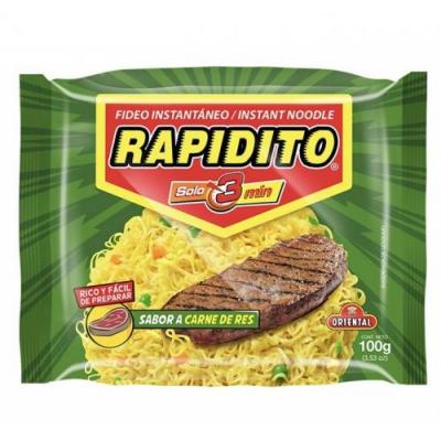 Rapidito 牛肉方便面 100克