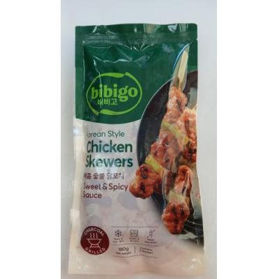 Bibigo 韩国甜辣鸡肉串 180克