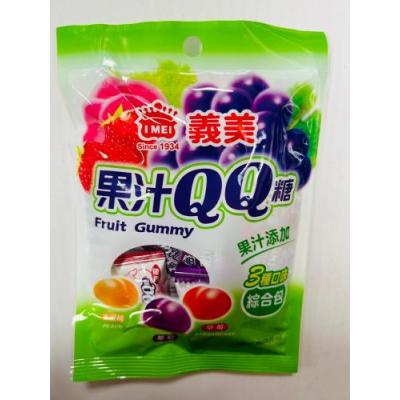 台湾 义美 果汁QQ糖 混合味 88G