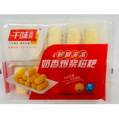 千味 奶香爆浆糍粑 220克