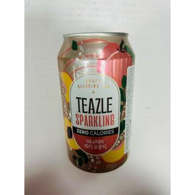Teazle 桃子乌龙气泡茶 零卡 340毫升