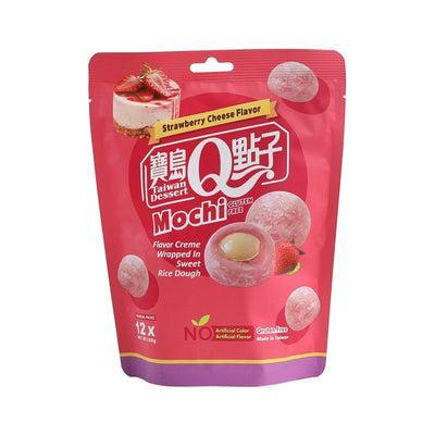 台湾 宝岛Q点子 大福 草莓芝士麻薯 180克