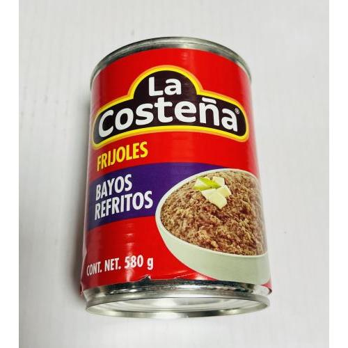 La costena frijoles bayos refritos 580g