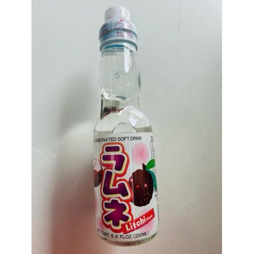 日本 HATA 荔枝味 弹珠汽水 200ML