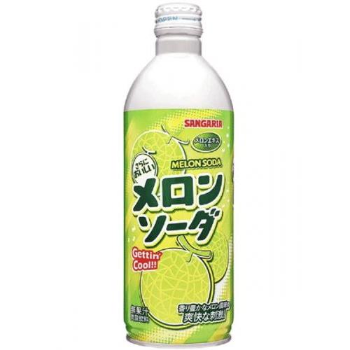 日本 铝罐汽水 哈密瓜味 500ML