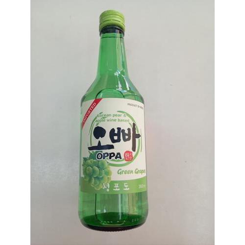 Oppa 韩国烧酒 青葡萄味 360毫升