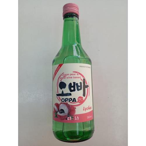 Oppa 韩国烧酒 荔枝味 360毫升