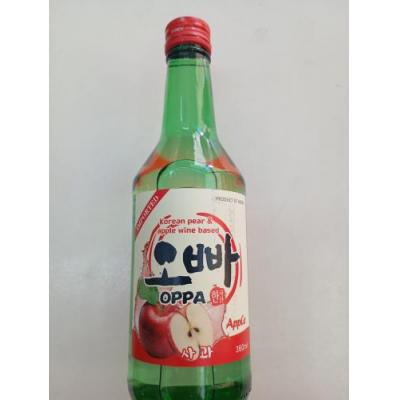 Oppa 韩国烧酒 苹果味 360毫升