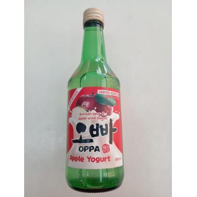 Oppa 韩国烧酒 苹果酸奶味 360毫升