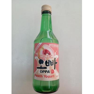 Oppa 韩国烧酒 水蜜桃酸奶味 360毫升