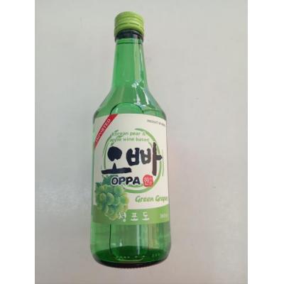 Oppa 韩国烧酒 青葡萄味 360毫升