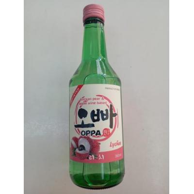 Oppa 韩国烧酒 荔枝味 360毫升