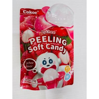 Cokoc牌 荔枝味可脱皮软糖 75克